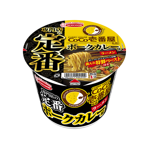 包装设计欣赏CoCo壹号屋监修＜专卖店的经典猪肉咖喱味拉面＞ (王牌厨师) (图1)