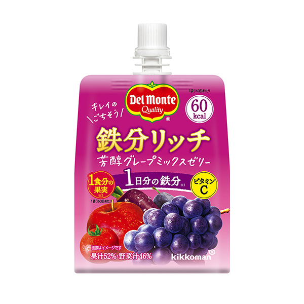 包装设计欣赏戴尔蒙特富铁香醇葡萄果冻(基科曼食品) (图1)